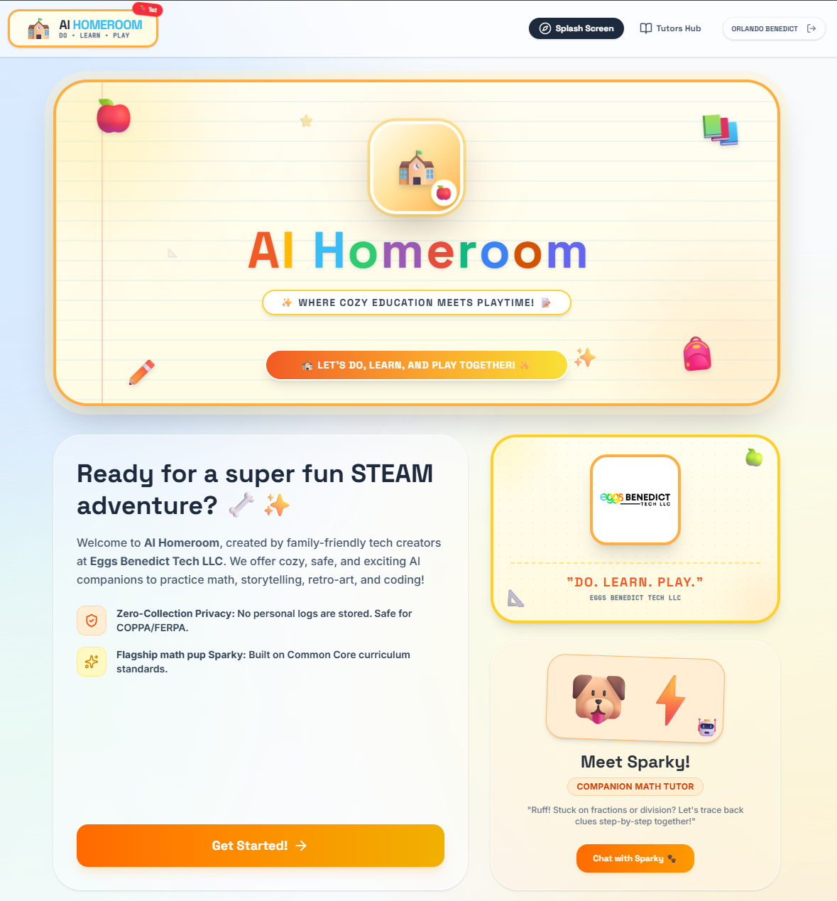 AI Homeroom learning space — slide 1